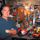 Malbert in one of more than 800 goofball photos he took of himself and his hobby table over the past nine years